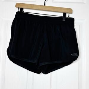 North Face Womens‎ M Black Pull On Elastic Waist Shorts Built in Briefs